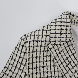 <span class=keywords><strong>Blazer</strong></span> corto da <span class=keywords><strong>donna</strong></span> in <span class=keywords><strong>tweed</strong></span> stile <span class=keywords><strong>donna</strong></span> di alta qualità popolare primavera 2023 - Product Image 4