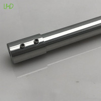 Barre de support de porte en verre de haute qualité de style moderne Quincaillerie de porte durable en acier inoxydable laiton aluminium satiné pour douches d'hôtels