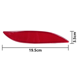 Reflector de Parachoques Trasero QY, Forma de Menisco, Plano Convexo, para Renault Megane MK3 2008-2013, Lado Derecho - Product Image 5