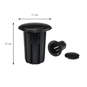 Mối kiểm soát dịch hại nhựa màu đen mối mồi trạm với gỗ mối Killer - Product Image 2