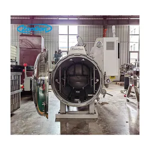 Dates syrup jars water spray retort machine horizontal industrial autoclave steam retort for plastic bottle food products