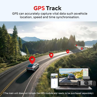 Caméra embarquée 4K avant/arrière 360 degrés 4 canaux avec WiFi et GPS pour voiture