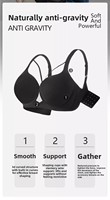 Soutien-gorge sexy pour femmes grandes tailles, à bonnets moulés sans couture, avec bretelles croisées style cage, coupe cœur, ailes lissantes, réglable, 34-44, 5 couleurs