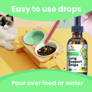 Oem/Odm Fabriek Long & Respiratoire Voeding Vloeibare Druppels Supplement Voor Honden En Katten Ondersteunen Genezende Hoest - Product Image 3