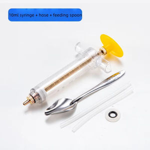 Parrot tali terbang gelang kaki Budgie burung Syringe Feeder dengan selang, beberapa ukuran dari Parrot sendok makan ayam sendok makan - Product Image 2