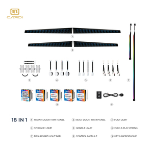 Luces LED para el Interior del Automóvil, Disponibles para Envío Inmediato, D11 <span class=keywords><strong>Hilux</strong></span> Revo, Interacción de Luz y Sombra, Flash-to-the-beat - Product Image 6