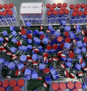 Fabricante Profesional de Grado OEM, Ingrediente Cosmético Liofilizado Azul de 50 mg para Uso en Laboratorio, Polvo de Péptido de Cobre GHK CU - Product Image 1