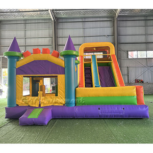 Château Gonflable PVC HPFburg 6x6m avec Toboggan pour Location Événementielle, <span class=keywords><strong>Maison</strong></span> de Rebond Gonflable Extérieure <span class=keywords><strong>à</strong></span> <span class=keywords><strong>Vendre</strong></span> - Product Image 5