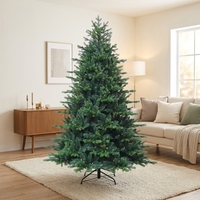 PE PVC Gemischter Künstlicher Weihnachtsbaum Realistisch Naturgetreuer Christbaum Weihnachtsdekoration Großhandelslieferant