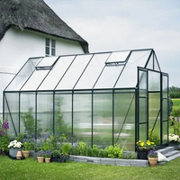 Plaque de polycarbonate multicouche 4x8 pieds, structure creuse, isolation thermique pour serre