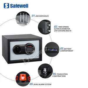 Safewell e12001e tùy chỉnh Trung Quốc bán buôn Home điện tử an toàn an ninh để tiết kiệm tiền an toàn hộp với khóa kỹ thuật số - Product Image 4