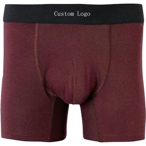 The New Listing Custom 100% Cotton Men's Underwear Men's Underpants Fashion <strong>Clear</strong> Color Mid-Waist Sports Underwear - Product Image 2