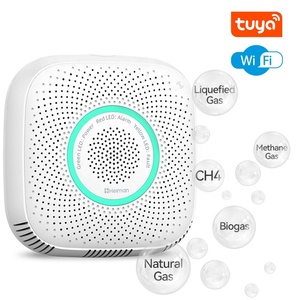 홈 보안 시스템 스마트 메탄 가스 감지기 Tuya 와이파이 가스 센서 (플러그 포함) - Product Image 1