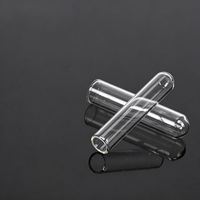 Tube de Durham en verre pour fermentation, petit tube de Durham inversé en verre