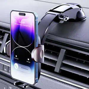 Multifunktion aler Auto-Handy halter 360-Grad-Freisprech-Clamp-Cradle Fahrzeug Kompatibel mit allen SmartPhone-Auto halterungen