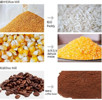 Nouvelle fraiseuse de riz commerciale de petit ménage intelligent pour l'usine de riz agricole combinant le sable de paddy de broyage de riz