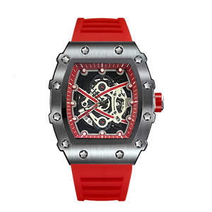 Nouvelle montre ZIDO pour homme, style décontracté, automatique à quartz, évidée, lumineuse, écologique, en acrylique, modèle Black Warrior 1707 - Product Image 6