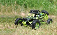 WLtoys 12428 1/12 4x4 Voiture RC Haute Vitesse 2.4G, Crawler Tout-Terrain 50km/h avec Moteur à Balais, Camion Télécommandé en Résine