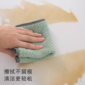 Essuie-tout en microfibre corail 20x20 25x25 30x30, absorbant, pour la cuisine, pour casseroles et poêles - Product Image 4