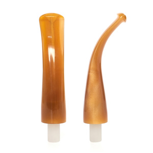 MUXIANG Acrylic Pipe Mouthpiece Bent Type Colored Reusable Smoking Accessory - Product Image 5