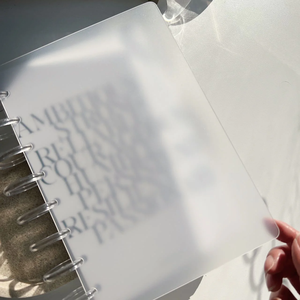 Custom Design <strong>Diary</strong> with Plastic PP Cover <strong>Weekly</strong> Planner Discbound Notebook Discs Binding for Office Use - Product Image 5