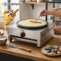Máquina Comercial para Crepas a Gas, Antiadherente, para Hacer Crepas Francesas, de Acero Inoxidable, para Hacer Pasteles Mille Crepe, para Hoteles