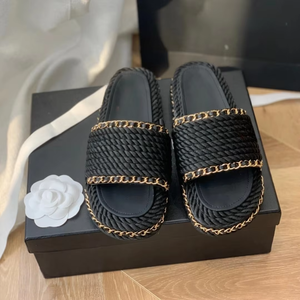 High Quality Designer Shoes Sandals Ladies <b>Slide</b> Light Weight Height Increasing Custom <b>Large</b> Size Luxury Beach for - Product Image 1