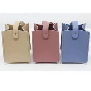 Funda portátil popular de cuero PU taiwanés para tazas de té con leche, funda para tazas de café para viajes al aire libre, funda térmica portátil para té con leche - Product Image 4