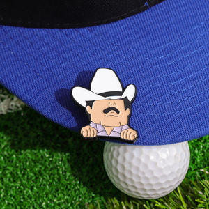 新墨西哥帽夹装饰珐琅油漆徽章别针金属时尚装饰时尚胸针服装墨西哥帽别针 - Product Image 1