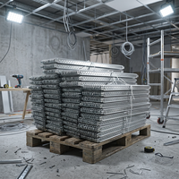 Profilés et rails en acier galvanisé à haute résistance, revêtus de zinc, pour l'installation de systèmes de cloisons sèches