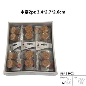 Cork Stopper 3.4x2.7x2.6cm 2Pcs Kitchen Seal For Bottles Cooking Use - Product Image 3