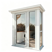 Porte en aluminium à double vitrage moderne personnalisée, isolation thermique et insonorisation, porte à battants pour entrée et usage en villa