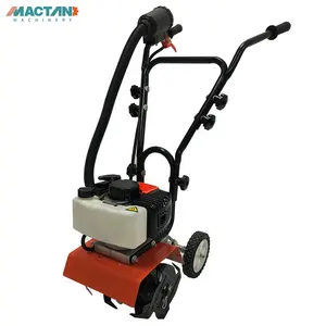 52cc gasoline mini tiller/mini plow tiller machine/hand push mini cultivator