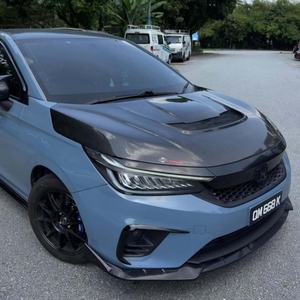 Welta Wholesale ABS Car Front Bumper Body Kit Spoiler Guard Protector Lip for City 2020-2022 Black Polished Facelift Original - Product Image 6