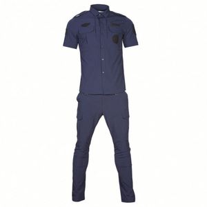 Diseño de China, Nueva Ropa de Seguridad Azul Marino, Uniformes Formales, Conjunto de Guardia, Disfraces, Uniformes de Seguridad, Top y Pantalones - Product Image 4