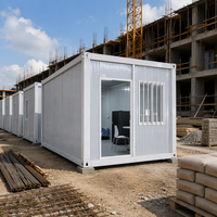 Maison conteneur préfabriquée démontable pour atelier, école, hôtel, installation rapide, idéale pour dortoirs de travailleurs et projets de motels