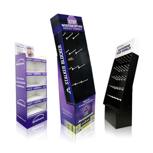 حامل عرض من الورق المقوى الحديث المحمول ، سهل الاستخدام مخصص وخاص بالسوبر ماركت والمول الترويجي - Product Image 3