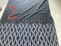 Nouveau tissu de brocart jacquard tissé teint en fil de mode pour vêtement abaya tissus jacquard de luxe position style LINE