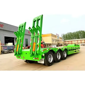 Remolque de plataforma baja hidráulica de 1-2 toneladas para trabajo pesado con cuello de cisne, 12.5x2.5x1.5m, Shandong Fengniao - Product Image 4