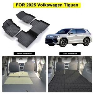 <span class=keywords><strong>Tappetini</strong></span> per Auto Volkswagen <span class=keywords><strong>Tiguan</strong></span> 2025 per Tutte le Stagioni, Set da 6 Pezzi, Anteriori, Posteriori e per Bagagliaio, Accessori Interni - Product Image 1