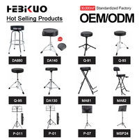 HEBIKUO Professional OEM Wholesale Tripod Music Book Stand Adjustable Music Stand for Orchestra Performances