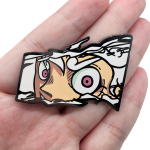 หมุดป้ายโลหะแบบอะนิเมะ lufy Zoro 2ดีไซน์ใหม่5ซม. สำหรับตกแต่งกระเป๋าเป้สะพายหลังผ้าดีไซน์ใหม่ - Product Image 2