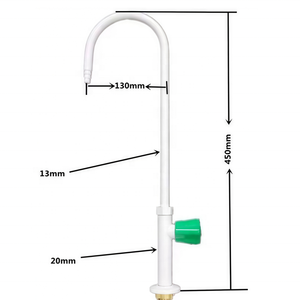 Tuyau d'alimentation en eau de laboratoire à col de cygne pour bureau, robinet résistant aux acides et aux alcalis, connectable, pour laboratoires de recherche scientifique - Product Image 4