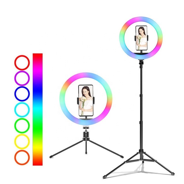 12 Inch Photography LED Fill in Light Portable Mobile Phone Tripod Stand Photo Video Live Selfie Makeup Beauty LED Ring Light
