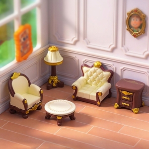 Resin Micro-Landscape Creative European-Style <b>Vintage</b> Furniture Series Dollhouse DIY Decorations Accessories Mini Desktop - Product Image 1