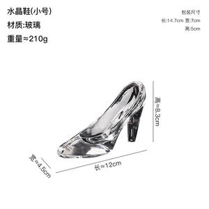 Style Européen Simple Transparent Cristal Verre Talons Hauts <span class=keywords><strong>Cendrillon</strong></span> Inspiré Princesse Couple Thème Amour Accompagnant Cadeaux - Product Image 6