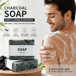 Jabón Artesanal de Carbón Vegetal 139g, Limpieza Profunda, Blanqueador, Hidratante, <span class=keywords><strong>Antitranspirante</strong></span>, Control de Grasa, Iluminador, Hidratante Diario para la Piel - Product Image 6