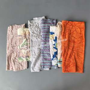 Toallas de algodón reciclado, reutilizables, absorbentes de agua y aceite, paños gruesos de colores reciclados para limpieza - Product Image 1