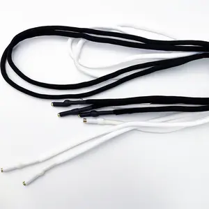 Factory Direct Round Cotton Shoelaces Rubber Shoes Lead Trousers Belt Clothing Hat Rope Strap