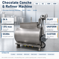 Machine à concher et raffiner le chocolat, machine à raffiner le chocolat, machine à concher et raffiner la masse de chocolat et de cacao 500L 1000L